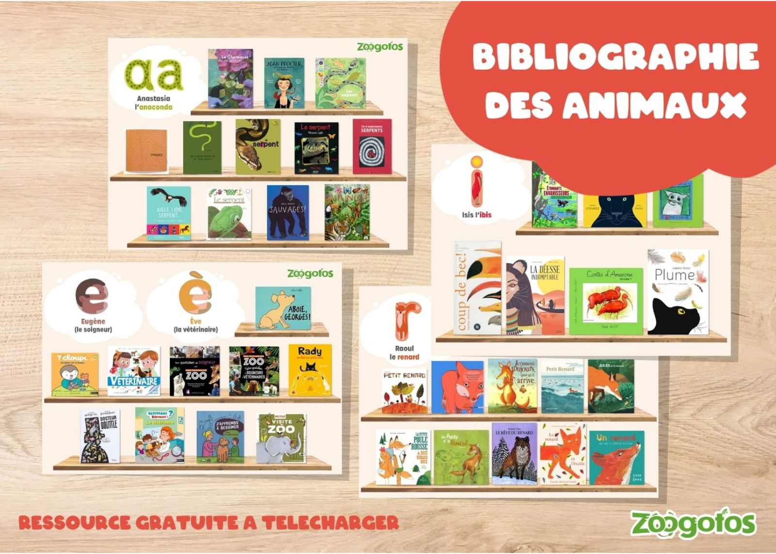Livres et albums autour des Zoogotos