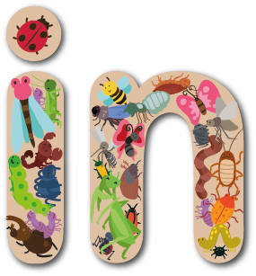 Les insectes zinzins, un personnage-lettre des zoogotos