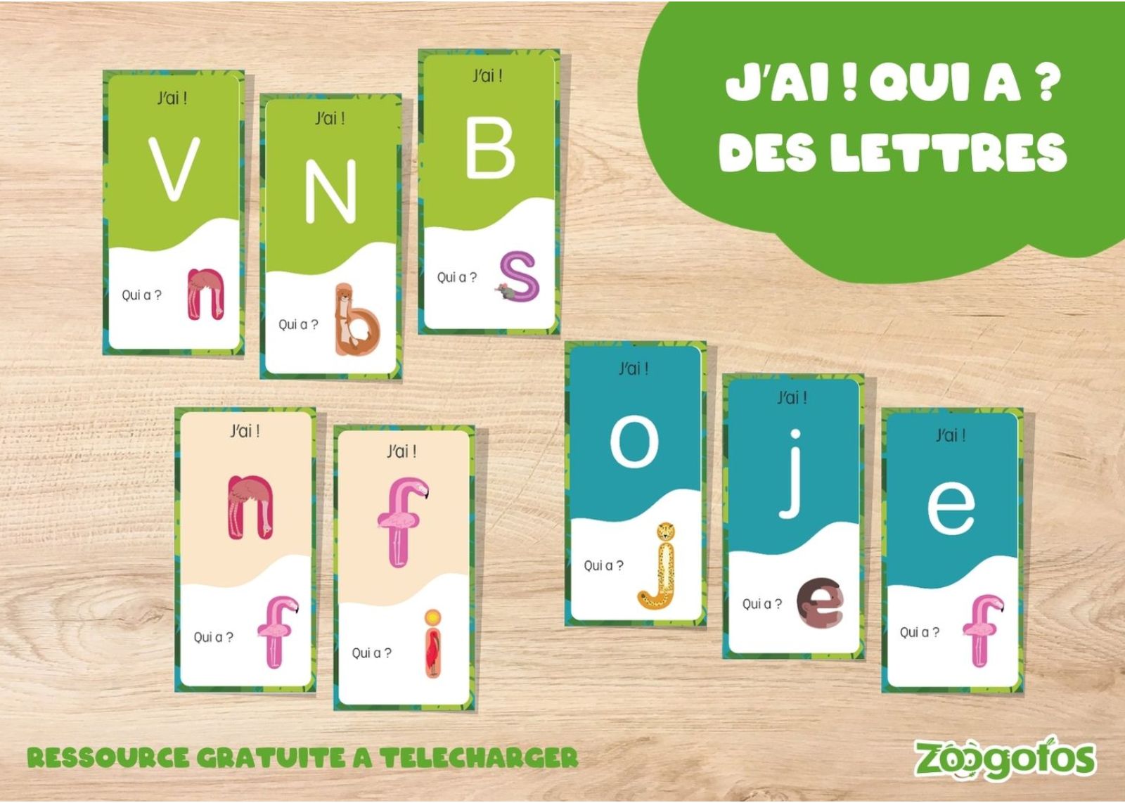 J'ai ! Qui a ? des Zoogotos