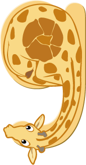 Gisèle la girafe

, un personnage-lettre des zoogotos