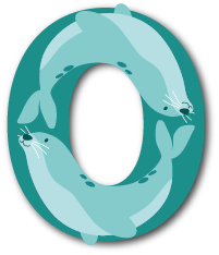 Odette et Ophélie les otaries





, un personnage-lettre des zoogotos