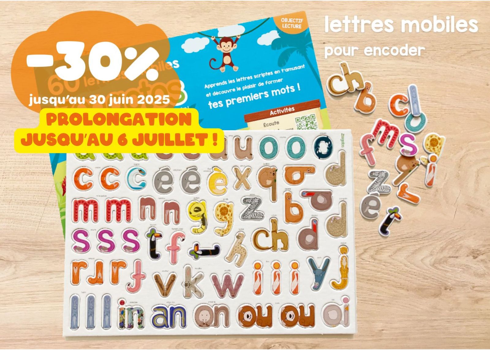 60 lettres mobiles