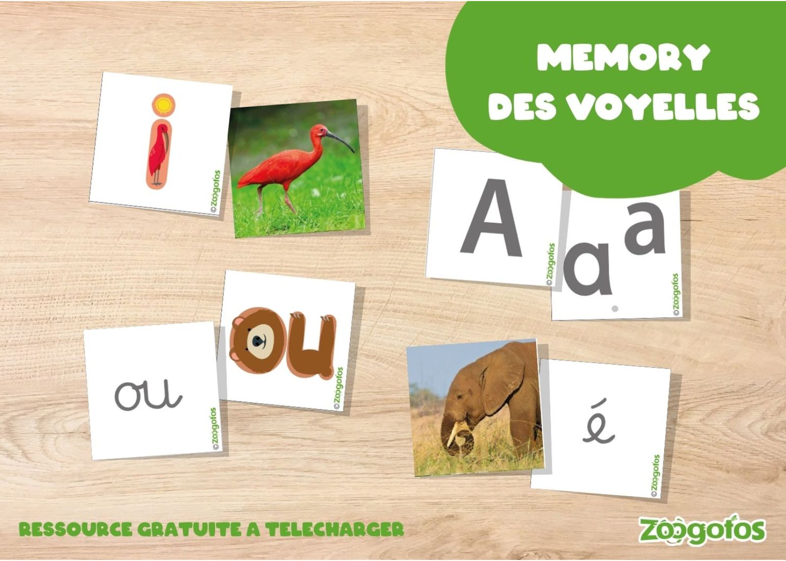 Memory 1 - les voyelles
