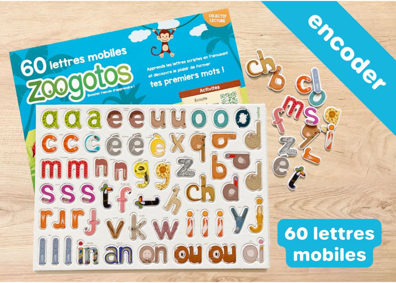 60 lettres mobiles