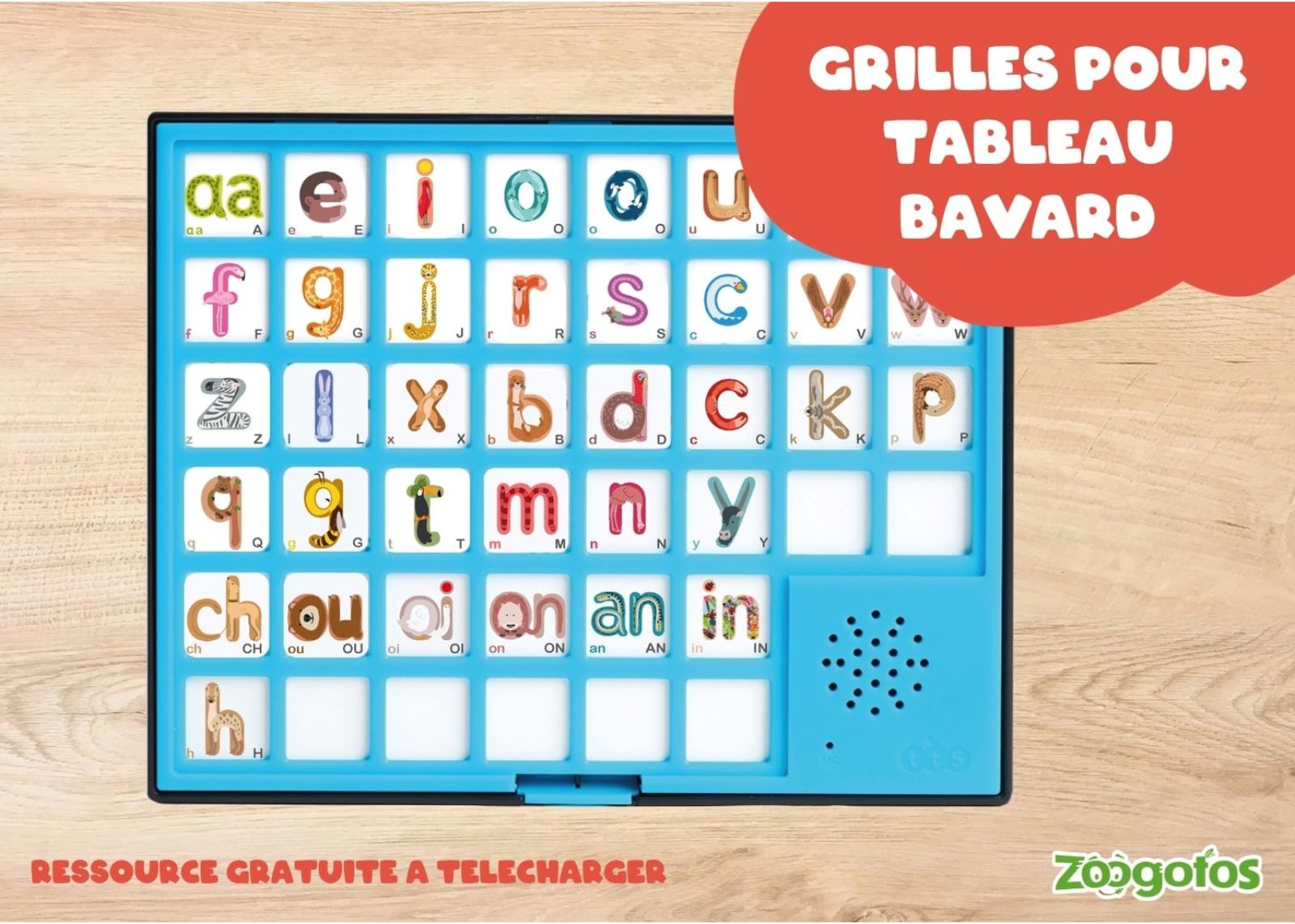 Grilles pour Tableau bavard