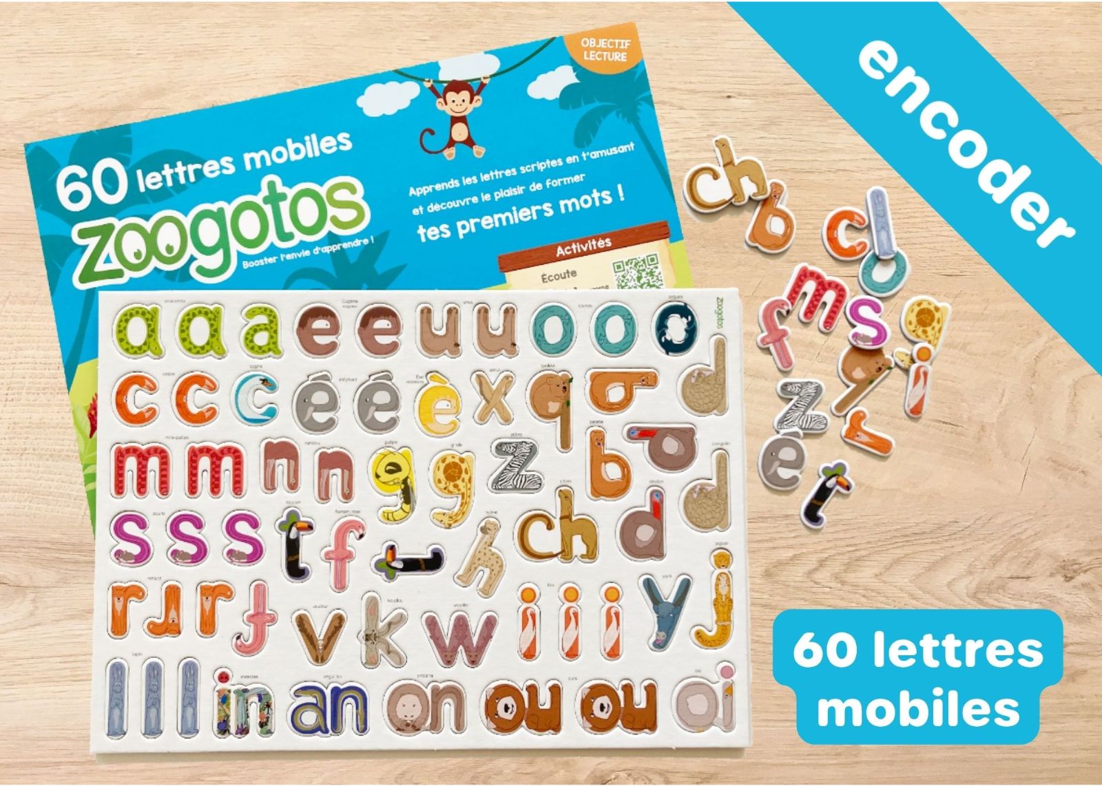 60 lettres mobiles
