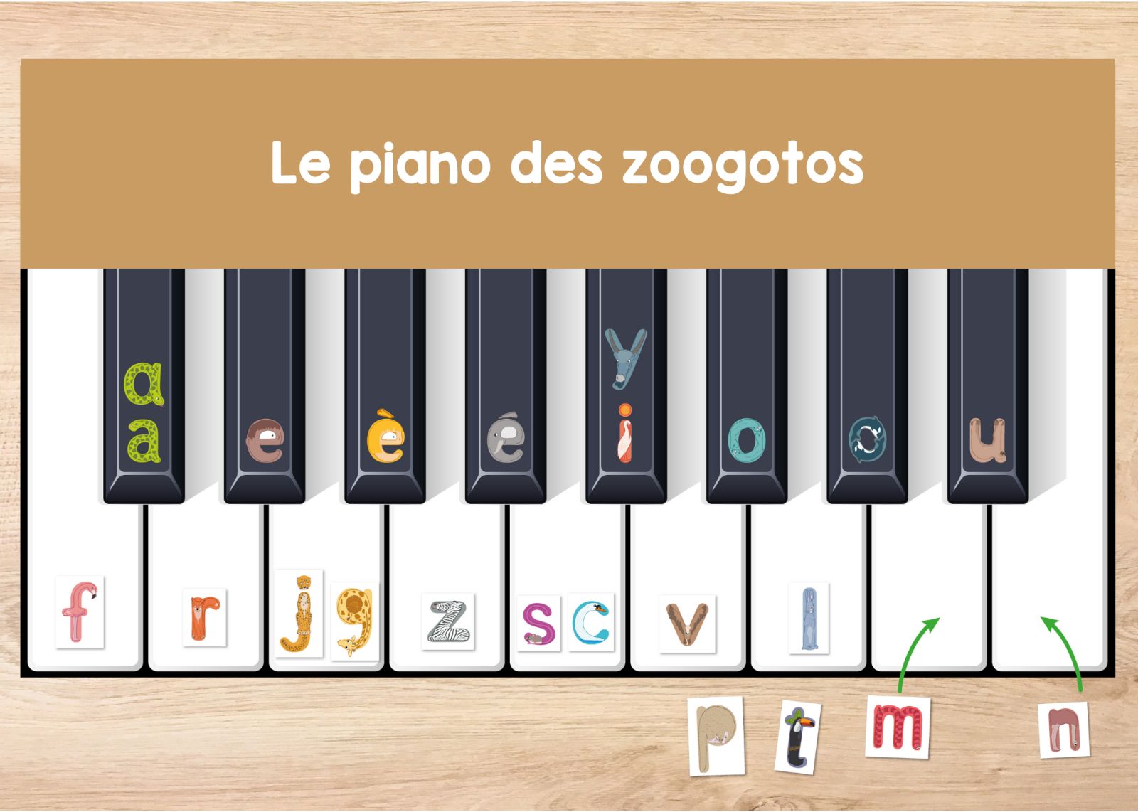 Le piano des zoogotos