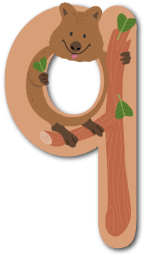 Qurly le quokka



, un personnage-lettre des zoogotos