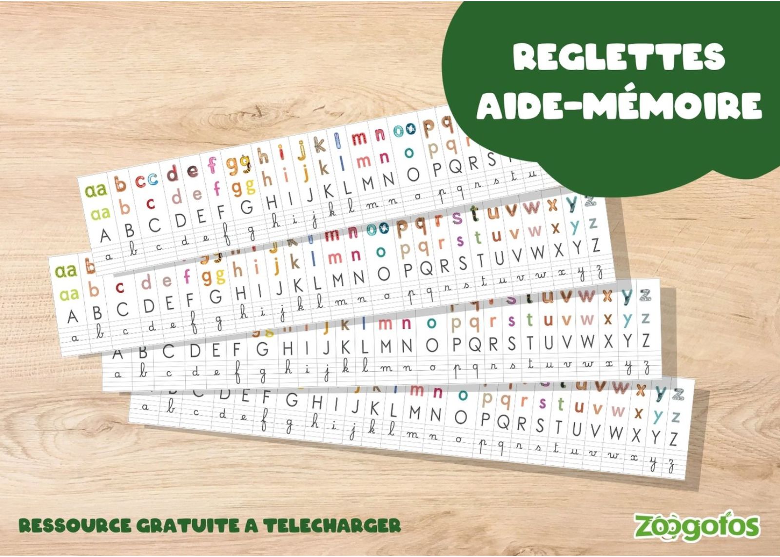 Réglettes aide-mémoire