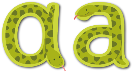 Anastasia l'anaconda





, un personnage-lettre des zoogotos