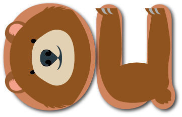 Oumar l'ours, un personnage-lettre des zoogotos