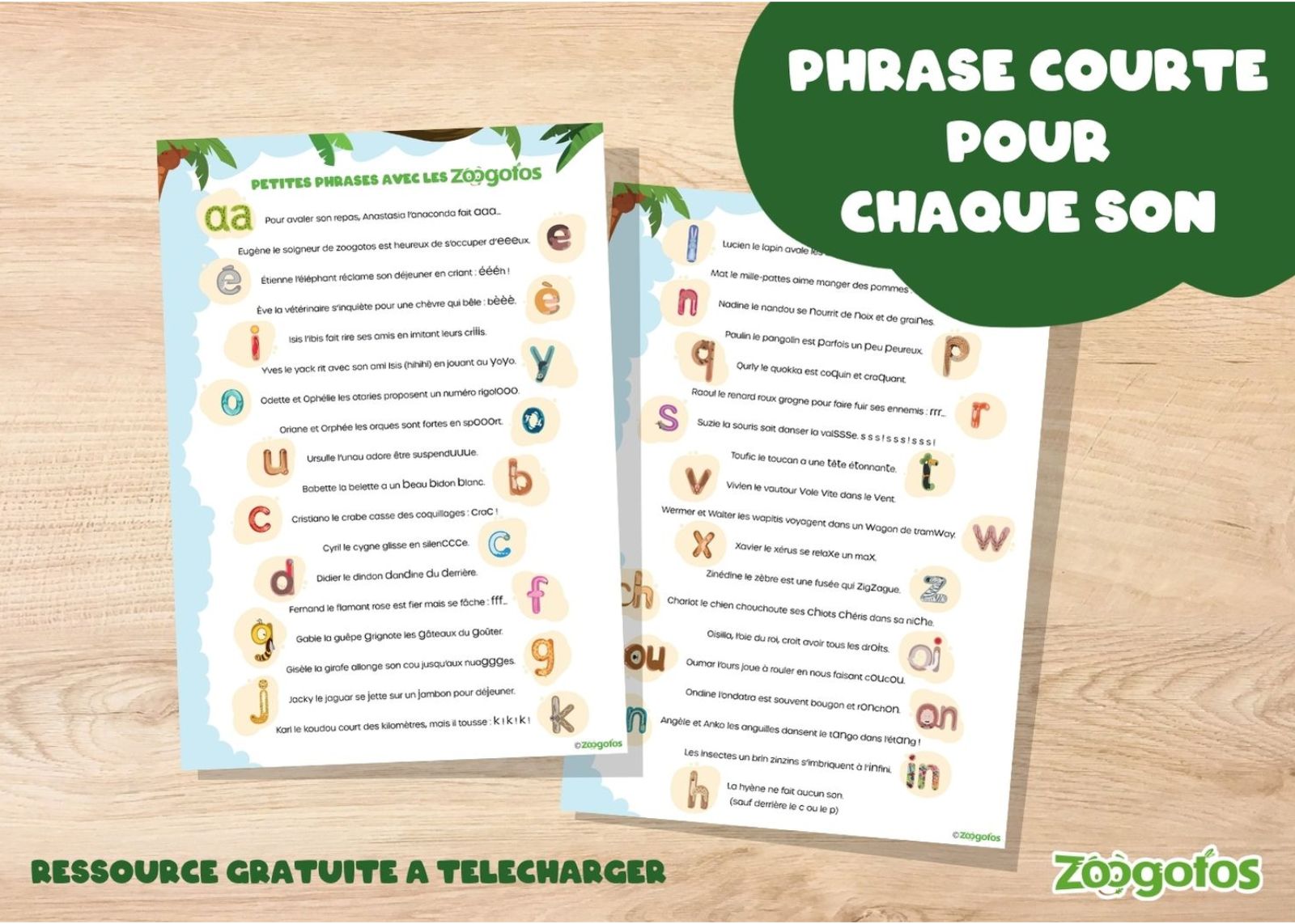 Phrases à mémoriser