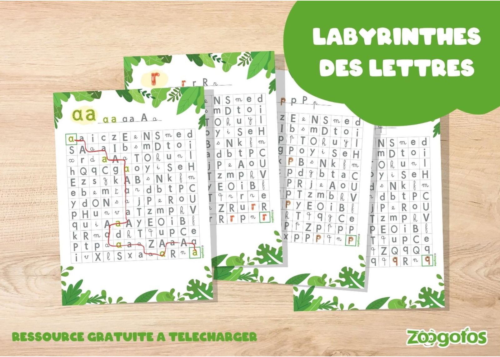 Les labyrinthes des lettres