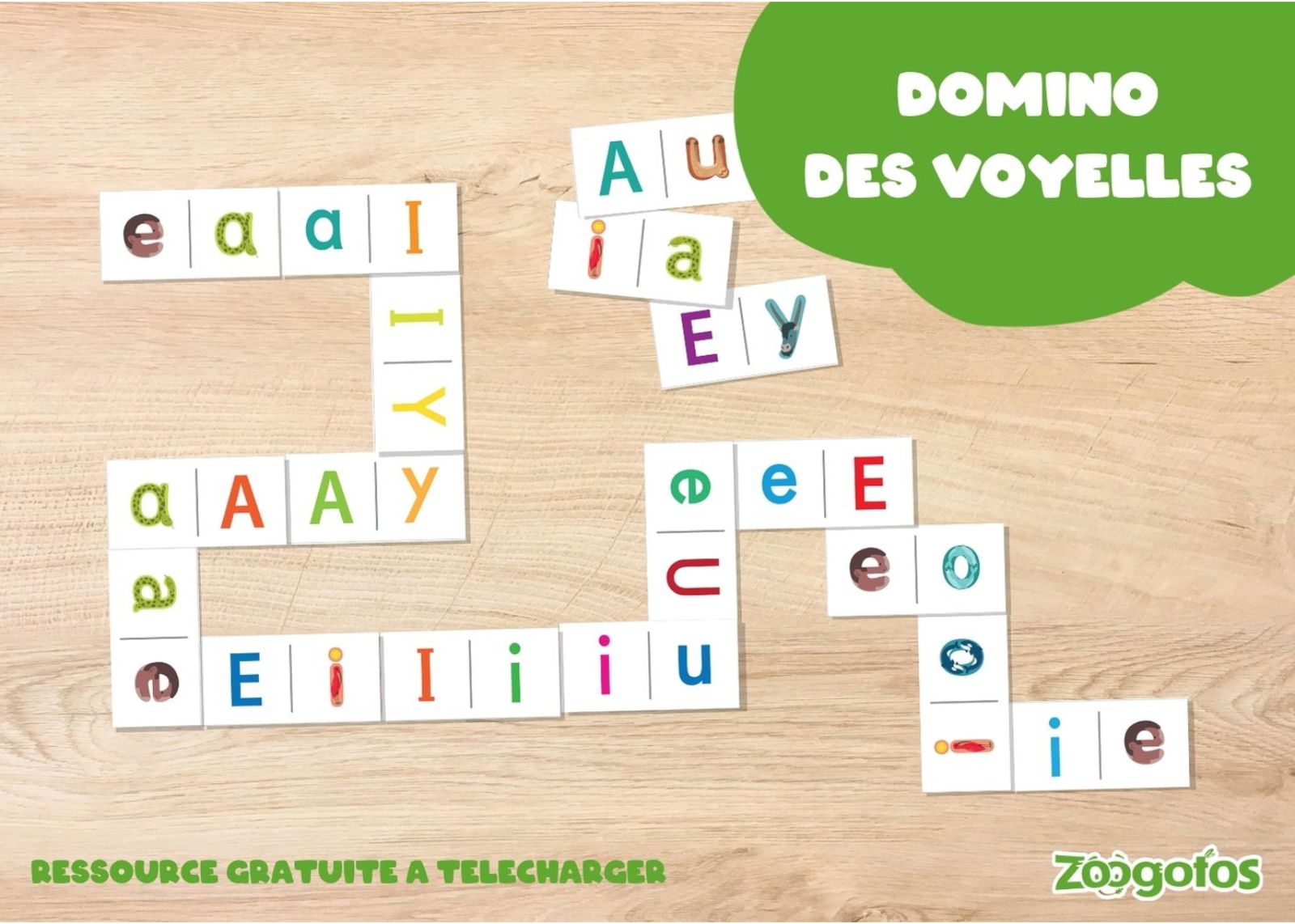 Le domino des voyelles