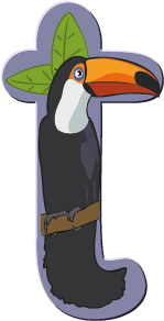 Toufic le toucan

, un personnage-lettre des zoogotos